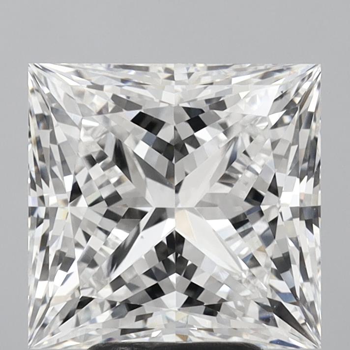 5.02ct F VVS1 Princess Cut CVD Diamond