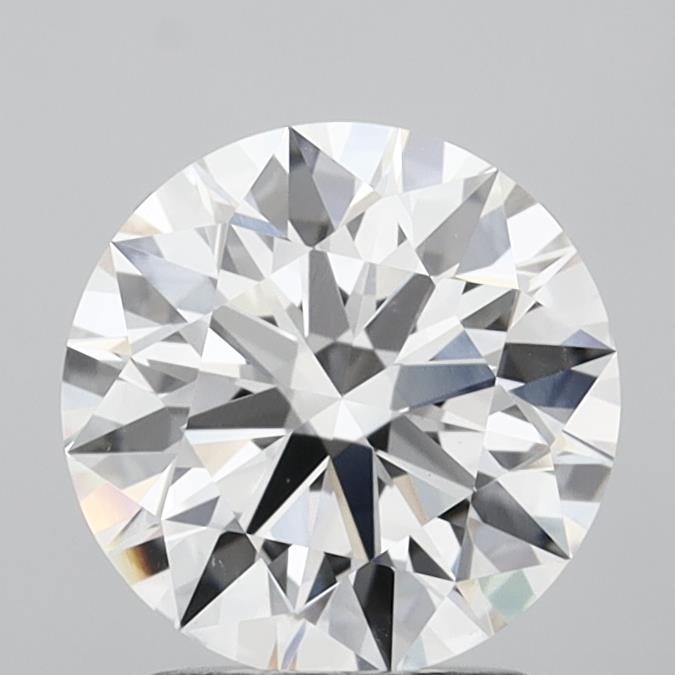 2.04ct F VVS2 Round Brilliant CVD Diamond