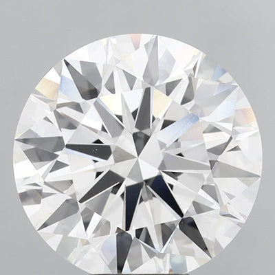 7.03ct F VVS2 Round Brilliant CVD Diamond