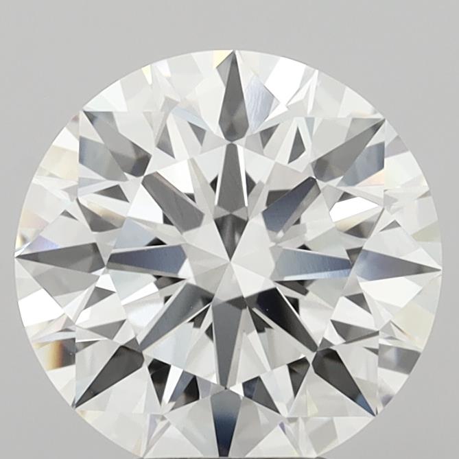 5.02ct E VVS2 Round Brilliant CVD Diamond