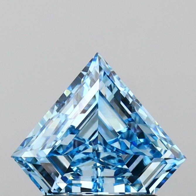 1.05ct Fancy Intense Blue VVS2 Pentagonal CVD Diamond
