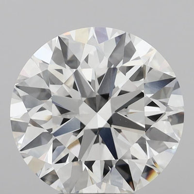 4.04ct F VVS1 Round Brilliant CVD Diamond