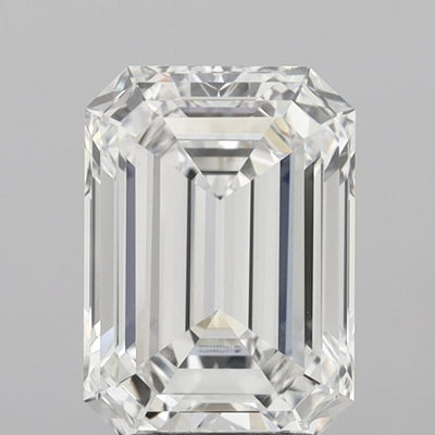 3.04ct E VS1 Emerald Cut CVD Diamond