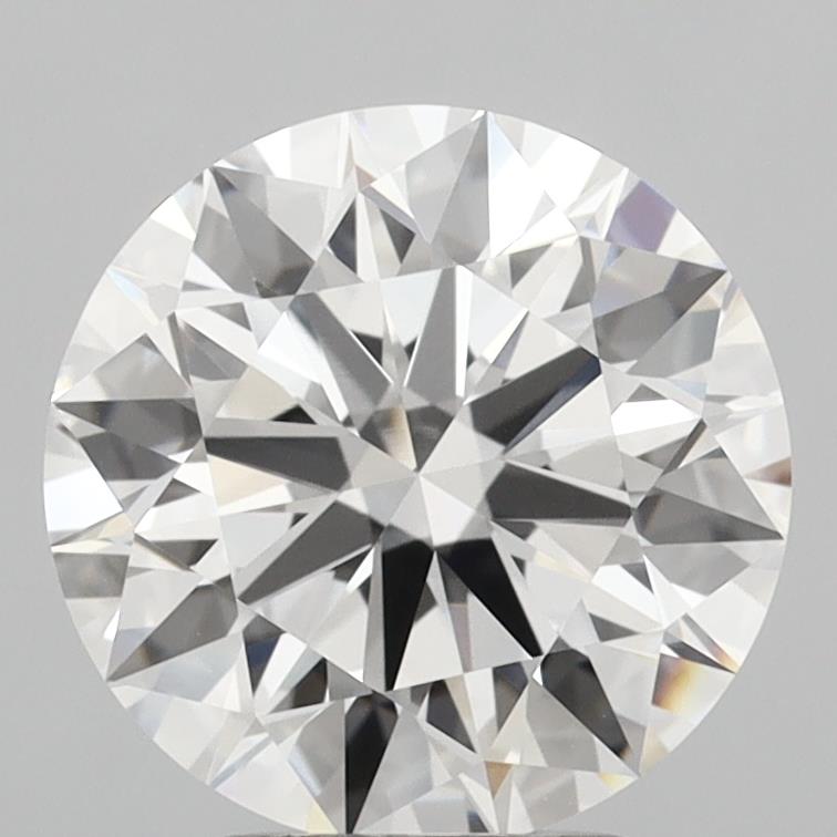 3.74ct E VVS2 Round Brilliant CVD Diamond