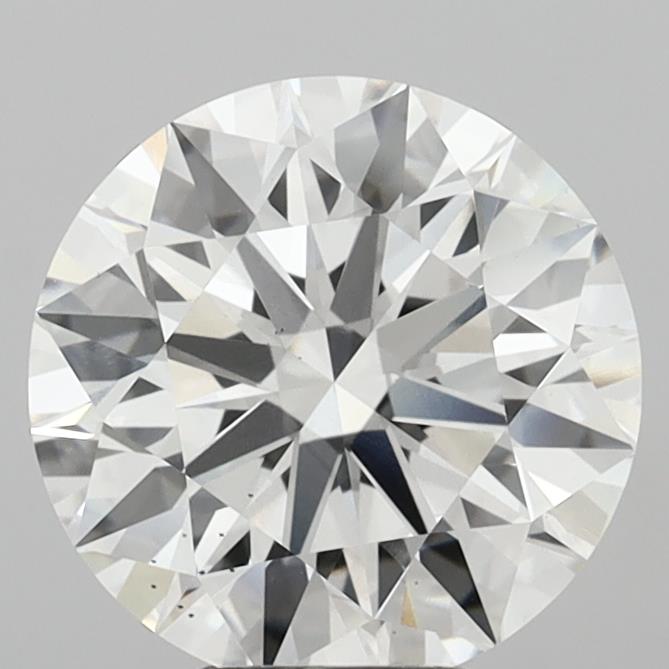 6.04ct E VS2 Round Brilliant CVD Diamond