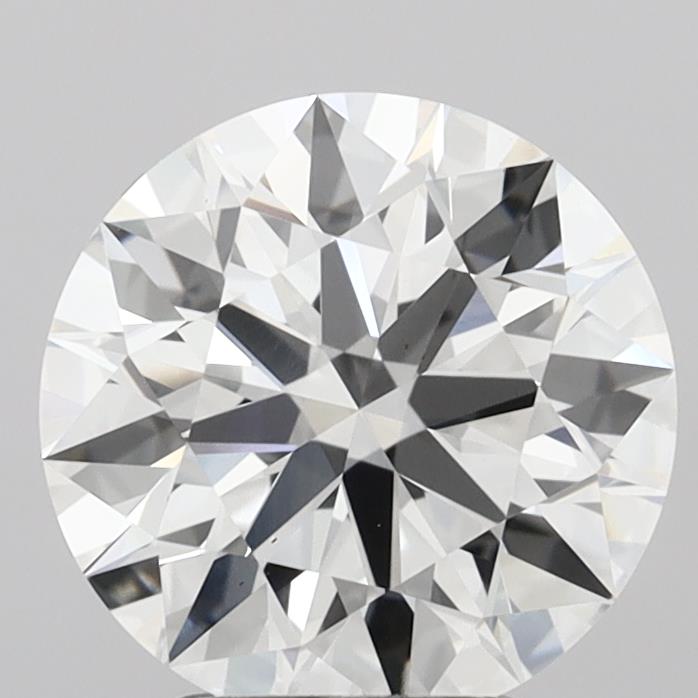 3.04ct E VS1 Round Brilliant CVD Diamond