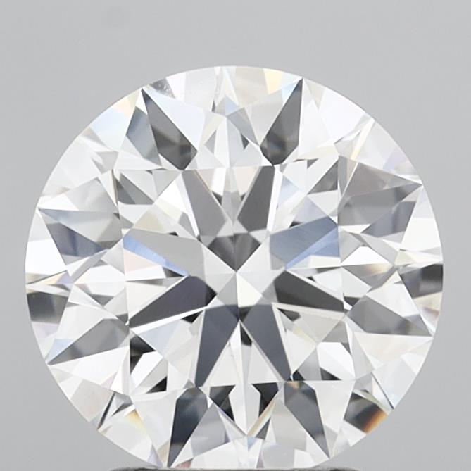 2.54ct E VVS2 Round Brilliant CVD Diamond