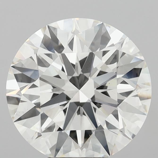 6.04ct G VS2 Round Brilliant CVD Diamond