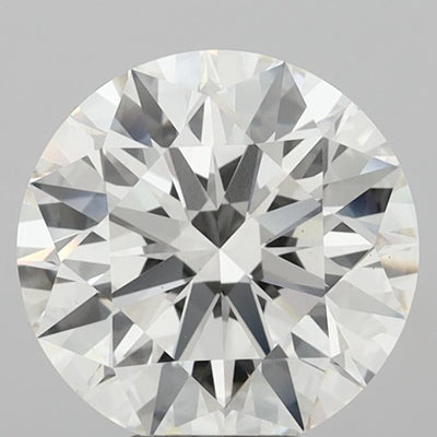 6.04ct G VS2 Round Brilliant CVD Diamond