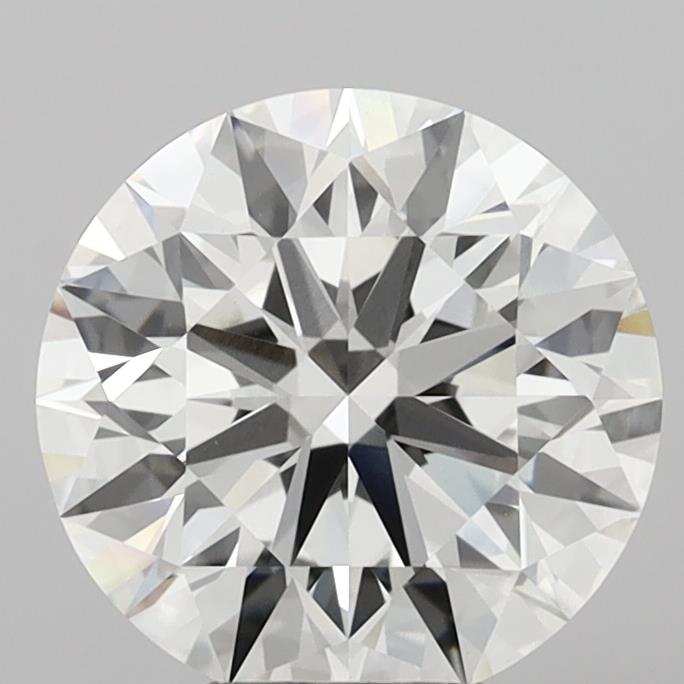 5.01ct E VVS2 Round Brilliant CVD Diamond