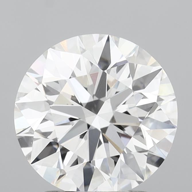 2.03ct E VVS2 Round Brilliant CVD Diamond