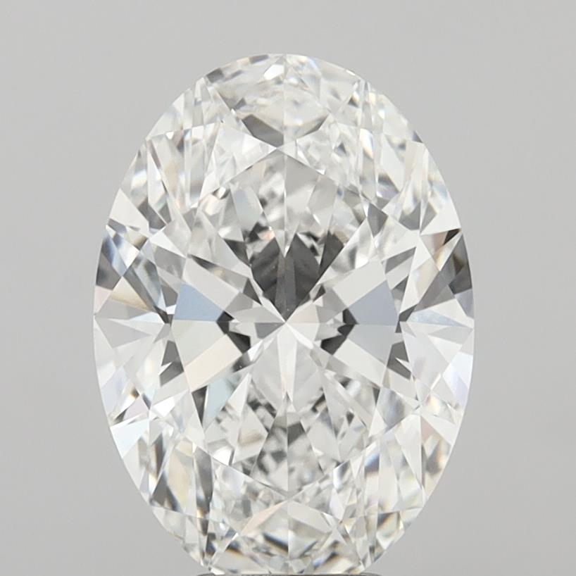 5.54ct F VVS1 Oval Cut CVD Diamond