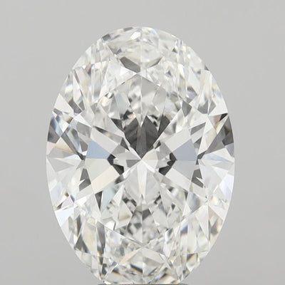 5.54ct F VVS1 Oval Cut CVD Diamond