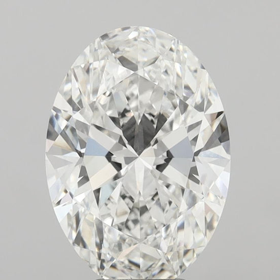 5.54ct F VVS1 Oval Cut CVD Diamond