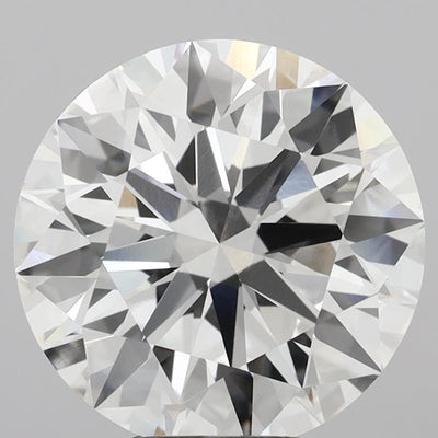 7.03ct E VVS2 Round Brilliant CVD Diamond