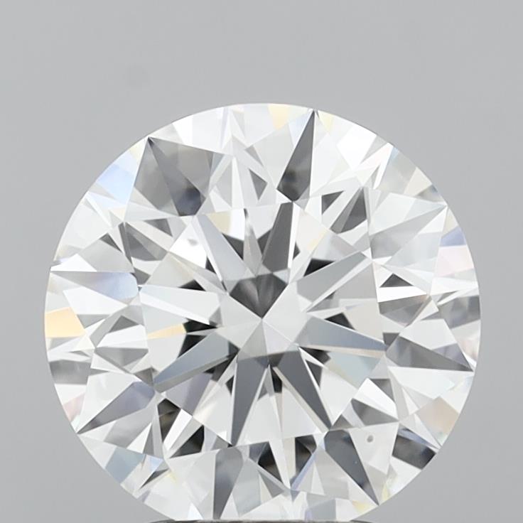 3.04ct D VVS2 Round Brilliant CVD Diamond