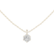 Classic round cut solitaire diamond pendant in gold with lab grown diamond by Signora Jewels