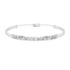 Contemporary multi shape lab grown diamond chain bracelet with pear oval marquise and emerald cut diamonds in yellow white and rose gold