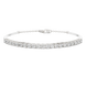 Open cuff lab grown diamond bangle bracelet in yellow gold white gold and rose gold with sleek modern diamond design