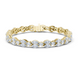 Luxury marquise and pear diamond tennis bracelet in gold with lab grown diamonds by Signora Jewels