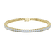 Oval cut lab grown diamond tennis bracelet in yellow gold white gold and rose gold with elegant luxury diamond setting