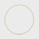 Bezel set diamond tennis necklace