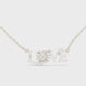 LOVE evil eye diamond pendant in gold with lab grown diamonds by Signora Jewels