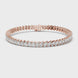 Marquise cut lab grown diamond tennis bracelet in yellow white and rose gold with elegant elongated diamond design