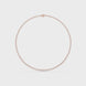 Classic Bezel Set Diamond Tennis Necklace
