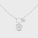 Evil eye heart pendant in gold symbolic charm jewelry by Signora Jewels