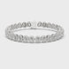 Radiant cut halo lab grown diamond tennis bracelet in yellow gold white gold and rose gold with luxury diamond links