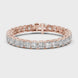 Luxury princess cut diamond tennis bracelet in gold with lab grown diamonds by Signora Jewels