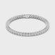 Classic round diamond tennis bracelet available in yellow gold white gold and rose gold with 49 brilliant diamonds in elegant collet setting design