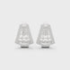 Diamond geometric openwork earrings in gold by Signora Jewels