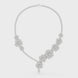Floral diamond necklace set