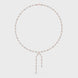 Marquise diamond drop necklace with dangling design