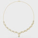 Floral vine diamond necklace