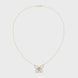 Butterfly diamond necklace with delicate open wing design