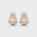 Diamond geometric openwork earrings in gold by Signora Jewels