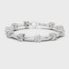 Minimal round diamond station bracelet in gold with lab grown diamonds by Signora Jewels