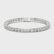 Cushion cut lab grown diamond tennis bracelet in yellow gold white gold and rose gold with luxury diamond setting