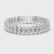 Luxury pear shape diamond tennis bracelet in gold with brilliant lab grown diamonds by Signora Jewels