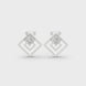 Princess cut diamond earrings for women