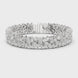 Floral lab grown diamond bracelet with marquise pear and round diamonds in yellow gold white gold and rose gold