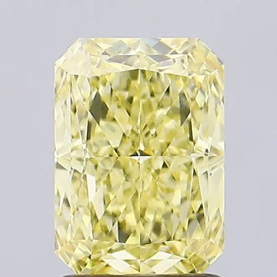 1.96ct Radiant Fancy Intense Yellow VS1 Lab-Grown Diamond