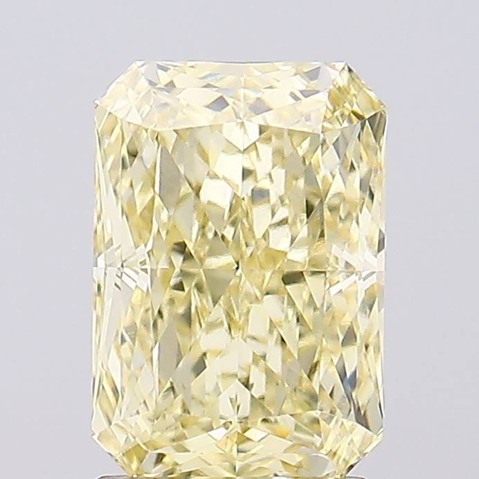 2.06ct Radiant Fancy Yellow VVS2 Lab-Grown Diamond