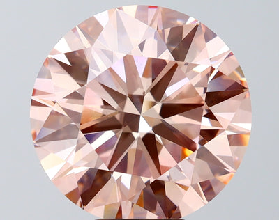 9.07ct Round Fi Pk VVS2 Lab-Grown Diamond