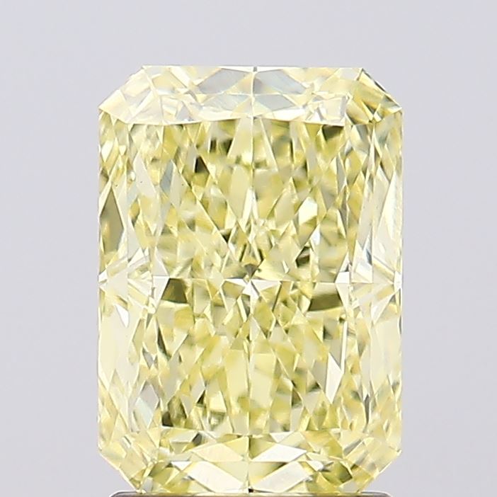 2.32ct Radiant Fancy Intense Yellow VS1 Lab-Grown Diamond