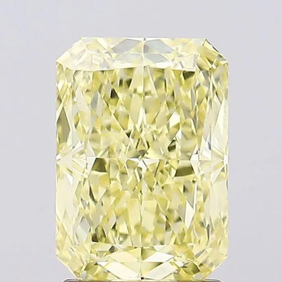 2.32ct Radiant Fancy Intense Yellow VS1 Lab-Grown Diamond