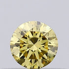 0.24ct Fancy Intense Yellow ROUND Lab-Grown Diamond | IGI Certified